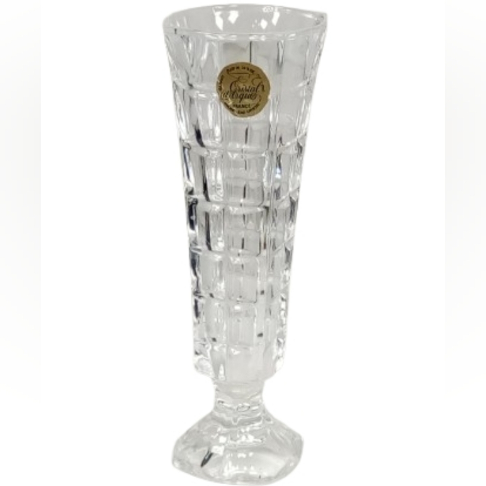 Cristal D'Arques France Lead Crystal Bud Vase